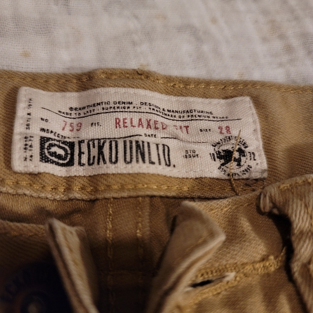 Mens tan colored jeans